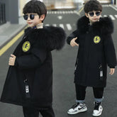 Winter Boys Thicken Long Jackets For kids 4-16Y Keep Warm Casual-TB01197-Veeddydropshipping